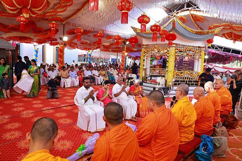 Ceremony at the Manomaya Buddha Temple