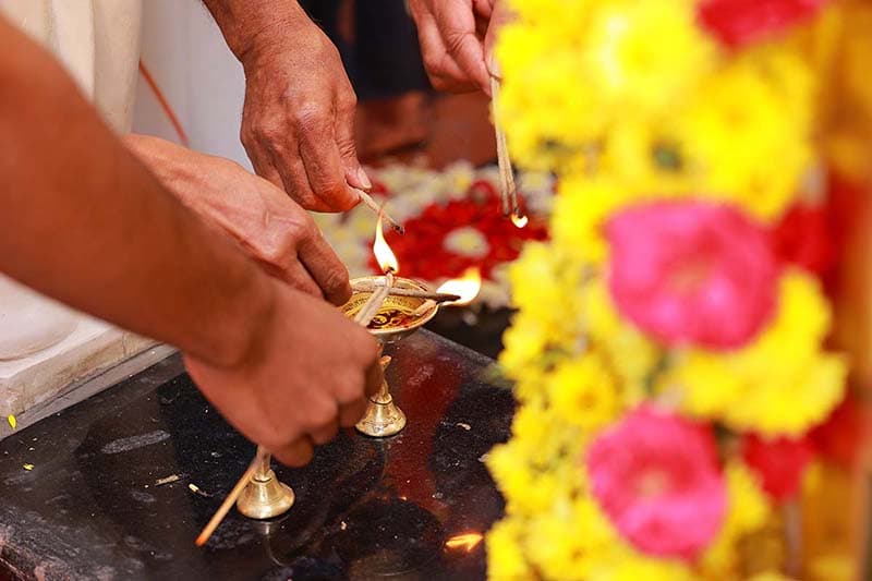 Ceremony at the Manomaya Buddha Temple