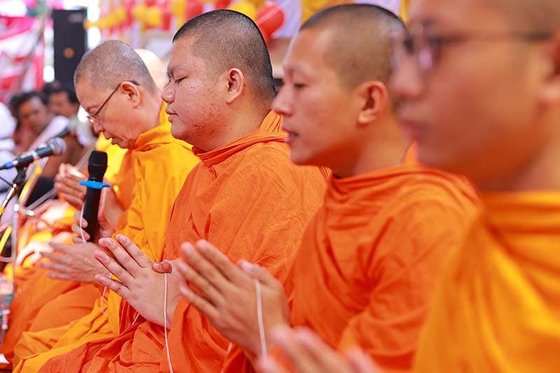 Ceremony at the Manomaya Buddha Temple