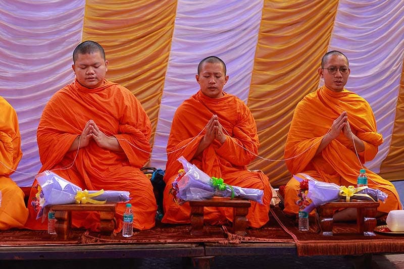 Ceremony at the Manomaya Buddha Temple