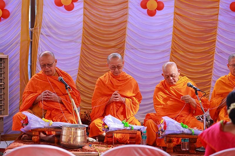 Ceremony at the Manomaya Buddha Temple