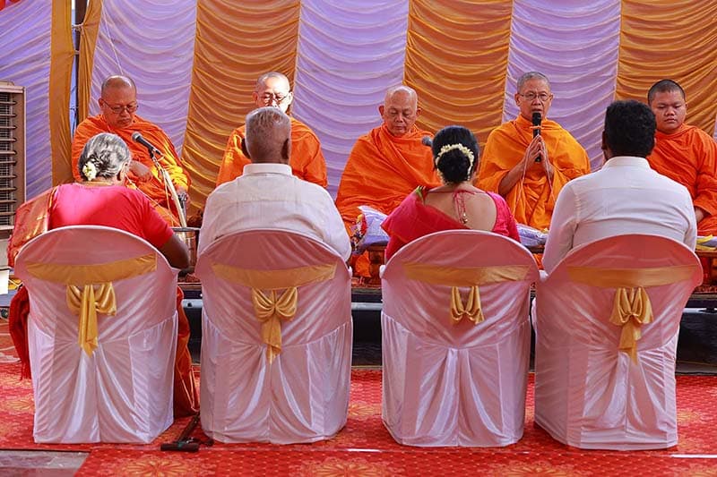 Ceremony at the Manomaya Buddha Temple