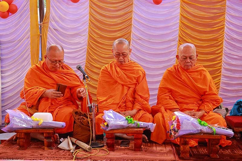 Ceremony at the Manomaya Buddha Temple