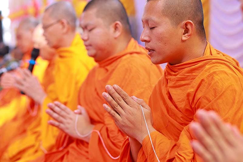 Ceremony at the Manomaya Buddha Temple