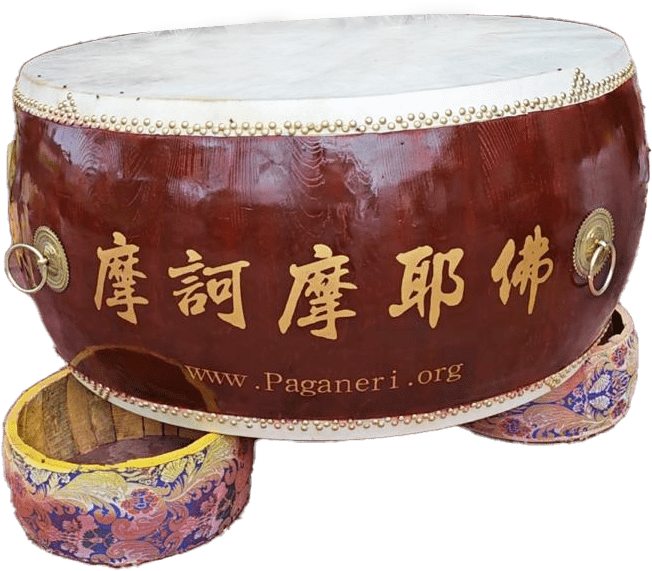 Buddha Temple Drum cylinder
